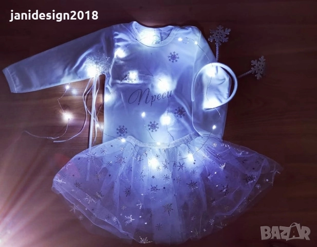   Коледен комплект “Снежинка”, снимка 2 - Комплекти за бебе - 52429099