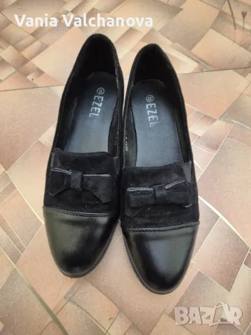 Дамски черни обувки, снимка 5 - Дамски ежедневни обувки - 49434090