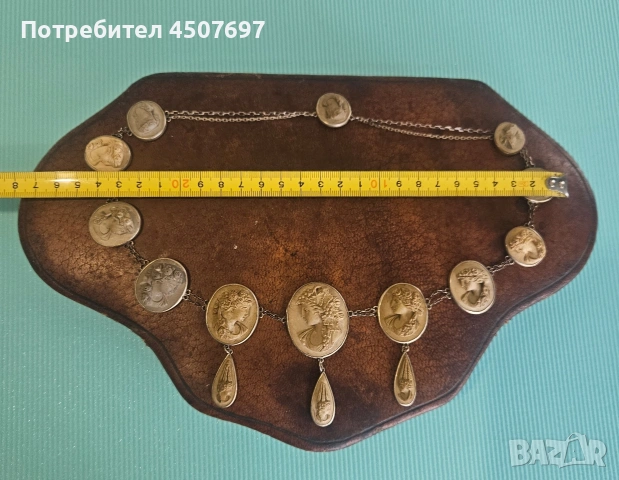 Викторианско колие от лава камея., снимка 11 - Колиета, медальони, синджири - 53859009