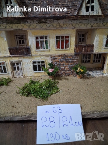 Макети на Възрожденски къщи-ръчна изработка., снимка 17 - Декорация за дома - 53227582