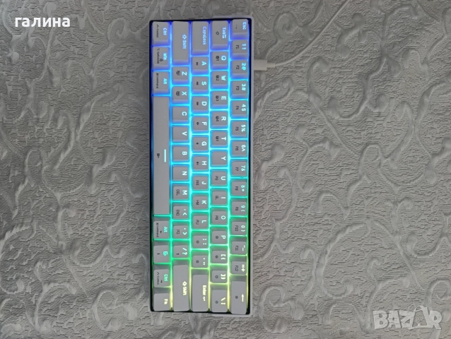 Механична клавиатура 60%, KEMOVE K61SE, Gaiming, жична, снимка 7 - Клавиатури и мишки - 52673457