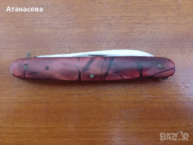 Джобно ножче с 2 остриета цвят пепел от рози, снимка 6 - Ножове - 41103537