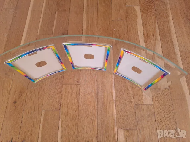 Тройна рамка за снимки от стъкло, снимка 4 - Декорация за дома - 48504392