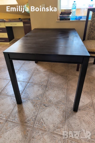 Трапезен комплект – маса + столове, снимка 3 - Маси - 53695687