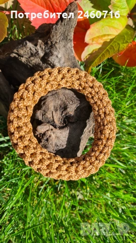 Ръчно плетена бохо гривна, снимка 4 - Гривни - 53237836