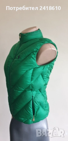 POLO Ralph Lauren Down Womens Vest Size XS / ОРИГИНАЛ! Дамски Пухен Елек!, снимка 8 - Якета - 51924777