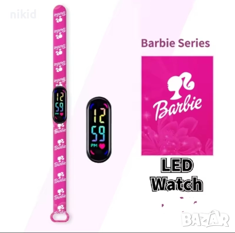 Барби Barbie детски часовник електронен тип гривна