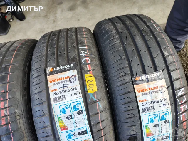 4бр.НОВИ летни гуми HANKOOK 205 55 16 DOT20 цена за брой, снимка 2 - Гуми и джанти - 55791174