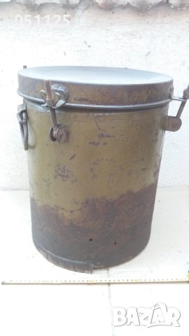 масивен военен гюм, съд , снимка 2 - Антикварни и старинни предмети - 41537232