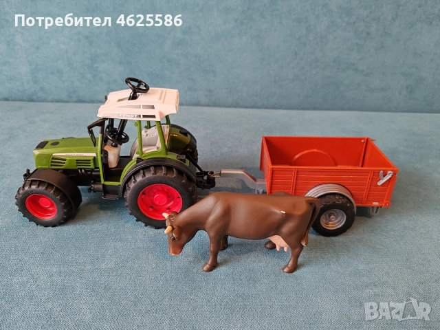 Bruder трактор с ремарке , снимка 2 - Коли, камиони, мотори, писти - 52687047