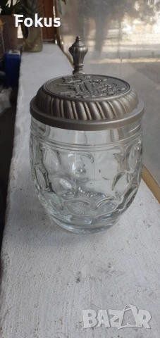 Немска халба за бира, снимка 4 - Антикварни и старинни предмети - 53336077