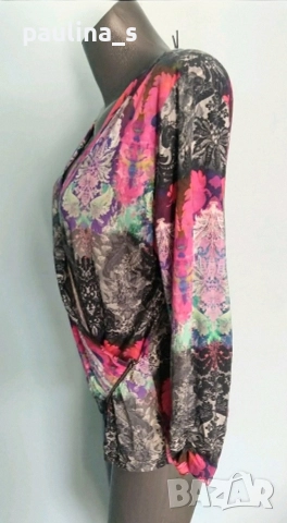 Три различни броя / Маркова блуза тип туника с прилеп ръкав и прихлупване , снимка 18 - Туники - 30502427