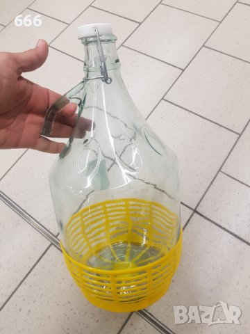 Стъклени шишета 5 л, снимка 3 - Други стоки за дома - 42637962