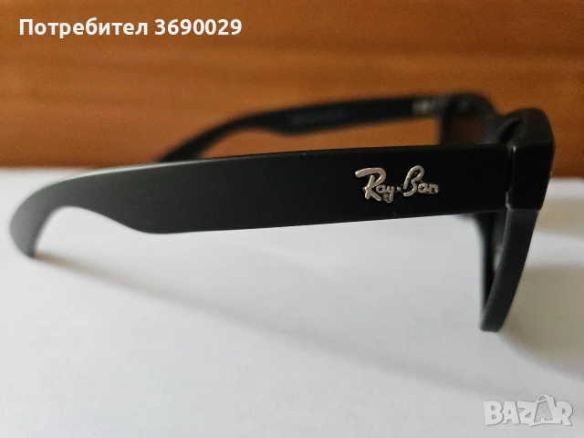 Ray-Ban - Унисекс слънчеви очила Wayfarer, Черно, 50-18-150 Standard, снимка 2 - Слънчеви и диоптрични очила - 53483347