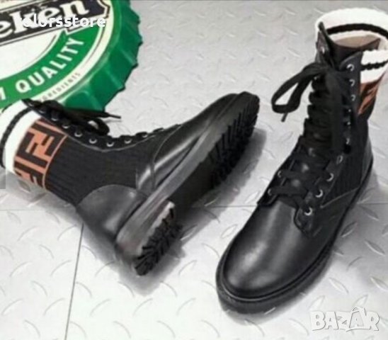 Дамски боти Fendi Roma  код Br225, снимка 2 - Дамски боти - 38813081