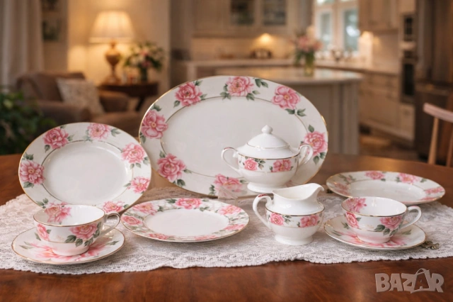 Сервизи за хранене Y o L i S a - лукс, използваеми в миялна машина ! ✨🖤, снимка 16 - Други стоки за дома - 52452822