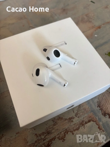 Оригинални AirPods 3 с кутия и бележка от Технополис , снимка 2 - Безжични слушалки - 53810034
