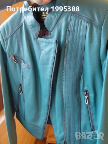 Дамско яке естествена кожа , снимка 6 - Якета - 53628310