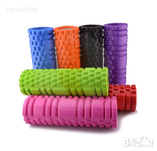 НАМАЛЕНИЯ! Големи класически фоумролери 45x14 МНОГО ЦВЕТОВЕ И МОДЕЛИ Foam roller