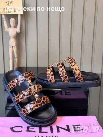 Celine Дамски Чехли Селин - 3 Налични Цвята Код E283, снимка 6 - Чехли - 50415594