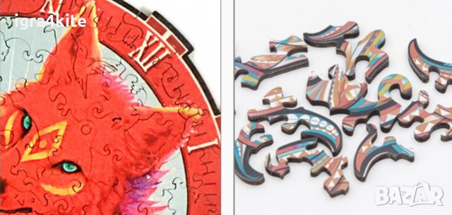 Бръмбър с череп | Извънземен Дървен пъзел с части на животни / 9 модела, снимка 8 - Игри и пъзели - 39376396