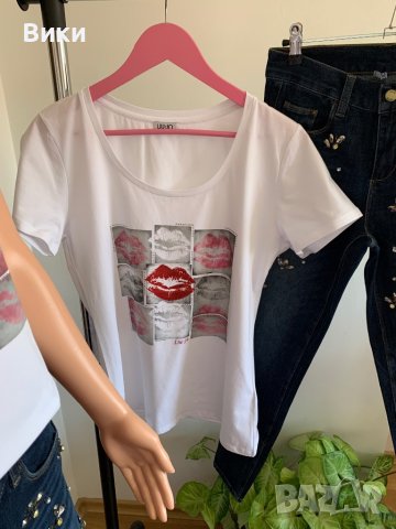 Дамски тениски Liu Jo, снимка 12 - Тениски - 41346798