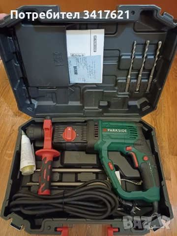 Перфоратор Parkside, снимка 2 - Бормашини - 52887162