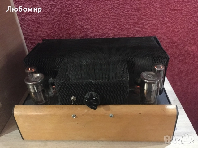 Лампов усилвател - поръчков, истински, снимка 2 - Ресийвъри, усилватели, смесителни пултове - 52696149