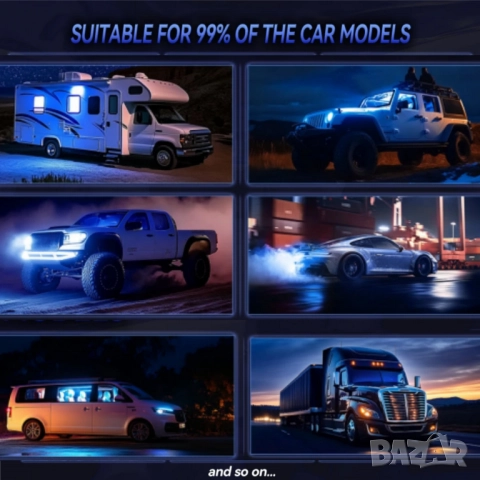 Компактен 10” автомобилен 800W(peak) активен субуфер с RGB амбиентна подсветка с дистанционно, снимка 12 - Аксесоари и консумативи - 52822364