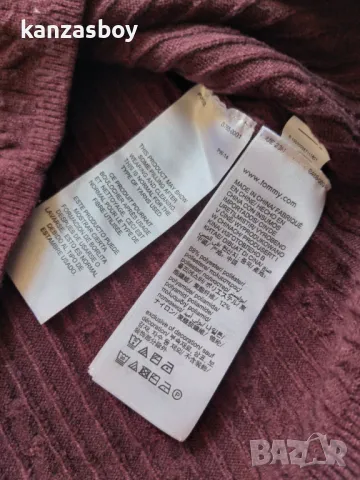 tommy jeans strickkleid archive - страхотна рокля Л, снимка 9 - Рокли - 48324551