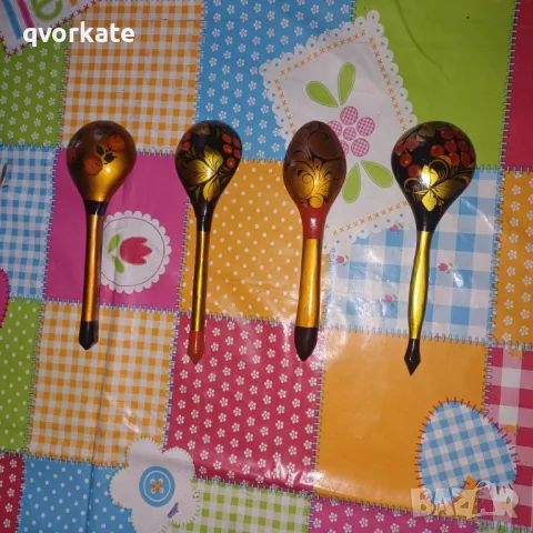Руски дървени лъжици, снимка 2 - Други - 48927678