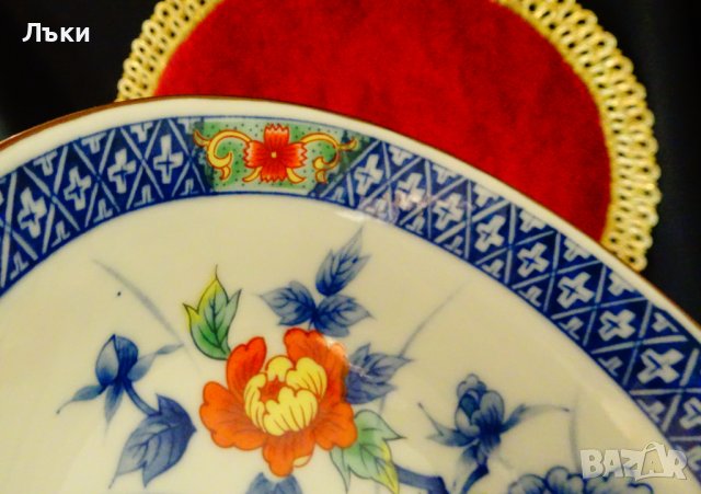  Старинна купа японски порцелан Arita Juzan-gama. , снимка 4 - Антикварни и старинни предмети - 42449773