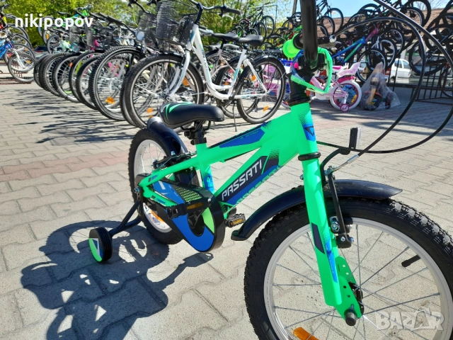 PASSATI Велосипед 16" GERARD зелен, снимка 6 - Велосипеди - 53759218