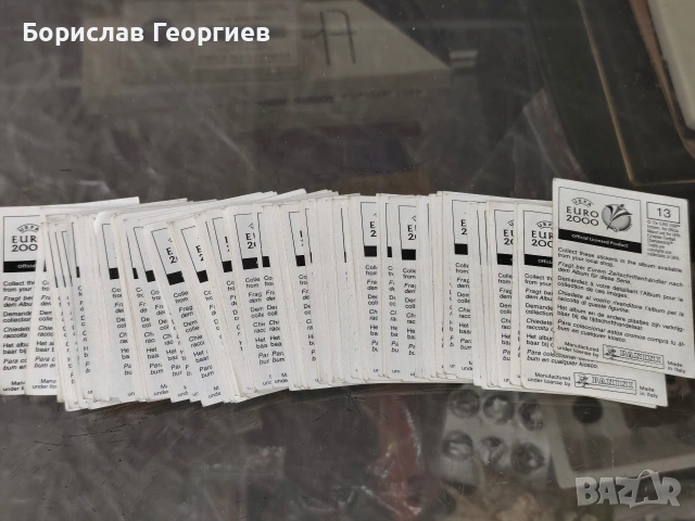 Стикери Panini euro 2000 г 89 броя, снимка 4 - Колекции - 53496778