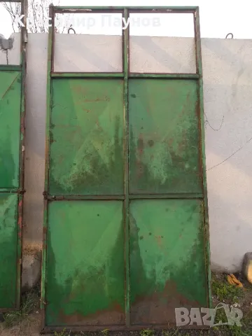  Големи желязни врати 2 броя ., снимка 2 - Входни врати - 49777753