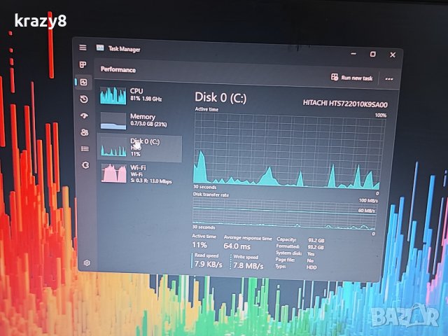 IBM ThinkPad T60 T7200 / 3GB / ATI X1300, снимка 4 - Лаптопи за дома - 41842254