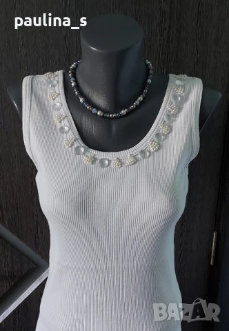 Пет различни броя / Еластичен топ тип потник , снимка 10 - Корсети, бюстиета, топове - 51156155