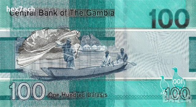 ❤️ ⭐ Гамбия 2023 100 даласи UNC нова ⭐ ❤️, снимка 3 - Нумизматика и бонистика - 50532207
