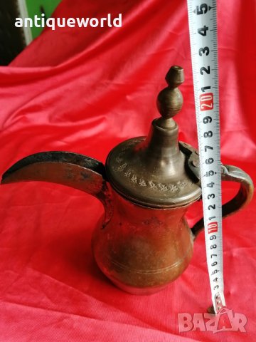 Стар ОСМАНСКИ Ибрик , Кафеник , Печат ТУГРА, снимка 8 - Антикварни и старинни предмети - 40515933