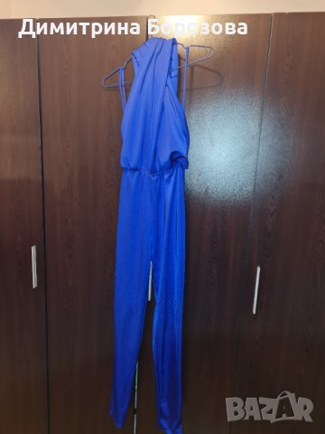 Син елегантен гащеризон, ликра, снимка 6 - Гащеризони - 41146535