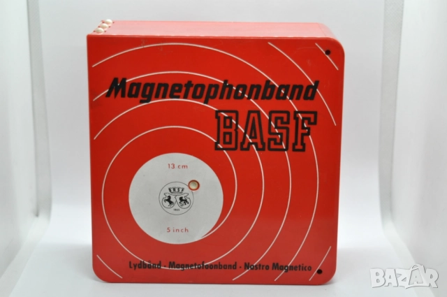 Кутия за магнетофонни ролки BASF, снимка 5 - Други - 52381814