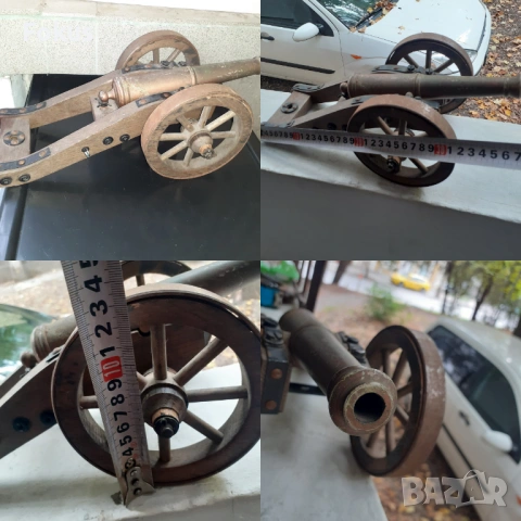 Невероятно желязно оръдие топ гаубица тежко и масивно, снимка 7 - Антикварни и старинни предмети - 53294335