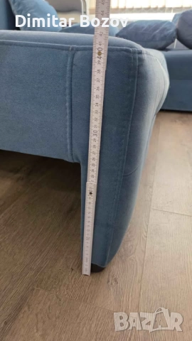Син Диван за продан , снимка 6 - Дивани и мека мебел - 52440304