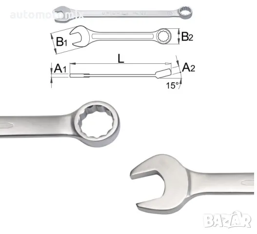 Ключ Звездогаечен 6-17мм 6 бр/комплект - 25129, снимка 3 - Аксесоари и консумативи - 48797053