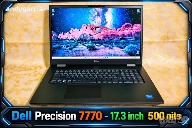 Dell Precision 7770/Intel Core i5-12600HX/16GB RAM/512GB NVMe/Intel UHD/17.3 FHD IPS 100% DCI-P3