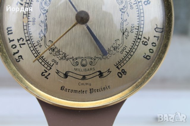 Барометър с термометър , снимка 5 - Други ценни предмети - 40405261