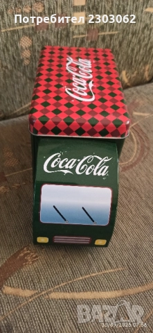 Метална кутия, камионче на Coca Cola, снимка 4 - Колекции - 51886487