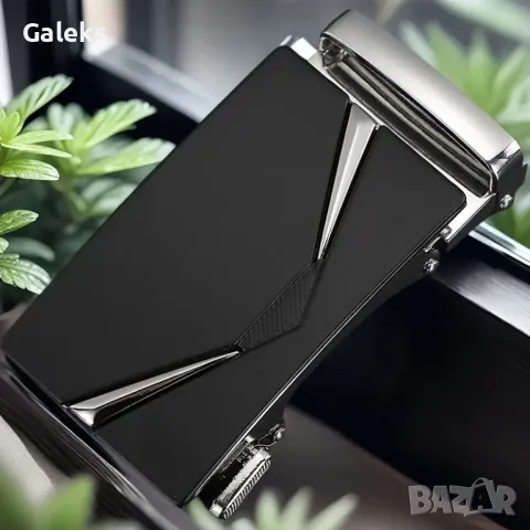 Официални Мъжки Колани с автоматична катарама /Естествена телешка кожа!, снимка 6 - Колани - 50334475