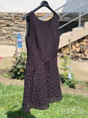 Черна къса рокля с интересен дизайн, снимка 6 - Рокли - 40774098