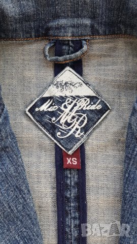 Дамско дънково яке размер ХS - S, снимка 3 - Сака - 33986376